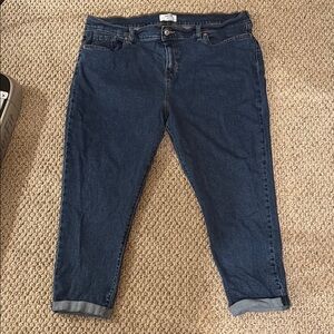 Denizen from Levi's Dark Blue Ankle Jeans